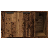Cat Litter Box Enclosure Old Wood 80x50x45 cm Engineered Wood 857740