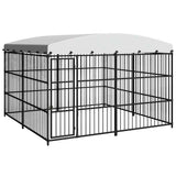 Outdoor Dog Kennel with Roof 300x300x210 cm 170895