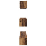 TV Cabinet Set Wall-mounted 7 pcs Old Wood Engineered Wood 3393408
