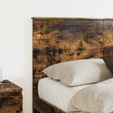 Headboard with Headboard Smoked Oak 140 cm Engineered wood 887764