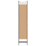 Room Divider Beige 200 x 200 cm Fabric 42039201