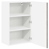 Wall Cabinet LUCCA Brown Oak 50 x 31 x 80 cm Engineered Wood 885042