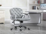 Office Chair, Swivel Desk Chair, Velvet Vanity Chair with Adjustable Height and Rolling Wheels for T3398P328191
