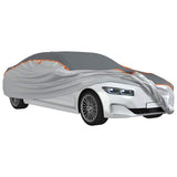Car Cover for Sedan Hail Protection Full XL Grey and Silver 4008946