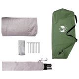 Tunnel Tent Green 4-Person 185T Polyester with PU Coating 42018565