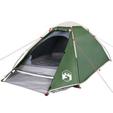 Camping Tent Dome 4-Person Green Waterproof 94769