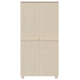 Wardrobe HAMAR Honey Brown 89x50x180 cm Solid Wood Pine 340480