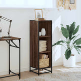 Book Cabinet Brown Oak 33.5x33x107.5 cm Engineered Wood 849158