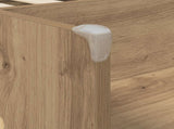 Kids'High Bed Frame with Desk Artisan Oak 98.5 x 200 cm 3422666