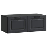 Wall-Mounted TV Cabinet Black 78.5 x 41 x 30 cm Engineered Wood 899366