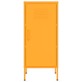 Storage Cabinet Mustard Yellow 42.5x35x101.5 cm Steel 336191