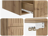 Wall-Mounted Bedside Cabinet Artisan Oak 33 x 34.5 x 40 cm 897973
