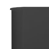 3-panel Wind Screen Fabric 400x160 cm Anthracite 47150