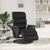 Massage Recliner Chair Black 71 x 98 x 106 cm Faux Leather 42018601
