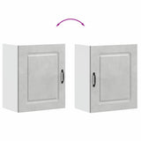 Kitchen Wall Cabinet Kalmar Concrete Grey Engineered Wood 853565