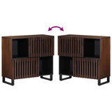 Sideboard Brown 80x34x75 cm Solid Wood Mango 377571