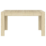 Dining Table Sonoma Oak 140x74.5x76 cm Engineered Wood 804205