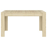 Dining Table Sonoma Oak 140x74.5x76 cm Engineered Wood 804205