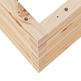 Garden Planter 80x80x46 cm Solid Wood Pine 3282419