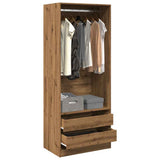 Wardrobe Artisian Oak 80x50x200 cm Engineered Wood 3307755