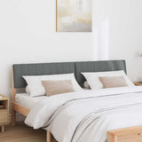 Upholstered Headboard Dark Grey 180 cm Solid Pine Wood 879215