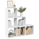 Room Divider Bookcase 3-Tier White 99x29x99 cm Engineered Wood 857958