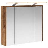 Bathroom Mirror Cabinet Old Wood 73.5 x 16 x 62.5 cm 889181