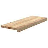 Stair Treads 16 pcs Untreated 70x30x2 cm Solid Wood Oak 3282935