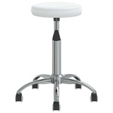 Office Swivel Chair White Faux Leather 333151