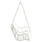 Swing Bench Steel 71 x 75 x 59 cm Antique White 42038690