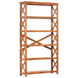 Bookshelf 100x30x180 cm Solid Acacia Wood Honey Finish 289626