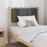 Upholstered Headboard Brown 80 cm Solid Pine Wood 879090