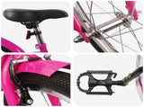 Kids Bike 18 Inches for 5-7 Years Old Dark Pink 42009585