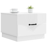 Coffee Table High Gloss White 49 x 50 x 37 cm Engineered Wood 895429