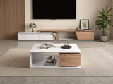 Coffee table with 360&degRotating drawer , Highgloss Centre Table with 1 drawers, Rotating Sofa Side N605P374200Z