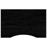 Desk Top Dark Brown 80x60x2.5 cm Solid Wood Oak Rectangular 4009032