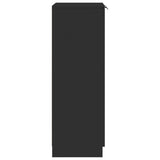 Shoe Cabinet Black 59x35x100 cm Engineered Wood 811440