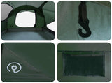 Car Tent Army Green 239 x 210 x 210 cm Polyester and Steel 42028538