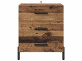Bedside Cabinet Old Wood 40 x 40 x 66 cm Engineered Wood 882125