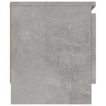 ZNTS TV Cabinet with Door Concrete Grey 102x30x36 cm 823354
