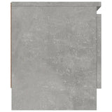 ZNTS TV Cabinet with Door Concrete Grey 102x30x36 cm 823354