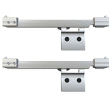 Sliding Door with Soft Stops ESG Glass and Aluminium 76x205 cm 288055
