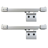 Sliding Door with Soft Stops ESG Glass and Aluminium 76x205 cm 288055