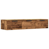 Wall Cabinet Old Wood 102x30x20 cm Engineered Wood 856985
