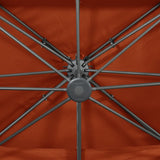 Cantilever Garden Parasol with Double Top Terracotta 400x300 cm 312383
