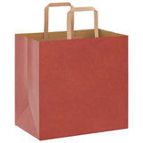 Paper Bags 250 pcs with Handles Red 26x17x25 cm 4101983