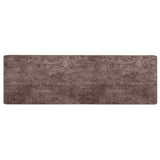 Rug Runner MARSA Grey 100 x 350 cm Polyester and PVC 42023202