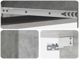 Wall-Mounted Side Table Concrete Grey 87.5 x 34.5 x 17 cm 899178