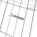 Chicken Cage Silver 215 x 100 x 85 cm Galvanised Steel 3394437