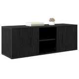 TV Cabinet Black Oak 100 x 31.5 x 35 cm Engineered Wood 881158